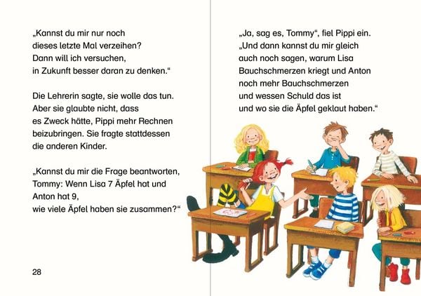 Pippi geht in die Schule