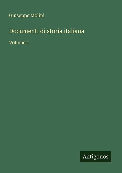 Produktbild: Documenti di storia italiana