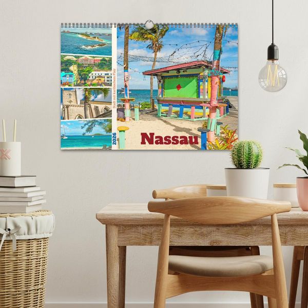 Produktbild: Nassau - Stadt mit karibischem Flair (Wandkalender 2026 DIN A3 quer), CALVENDO Monatskalender