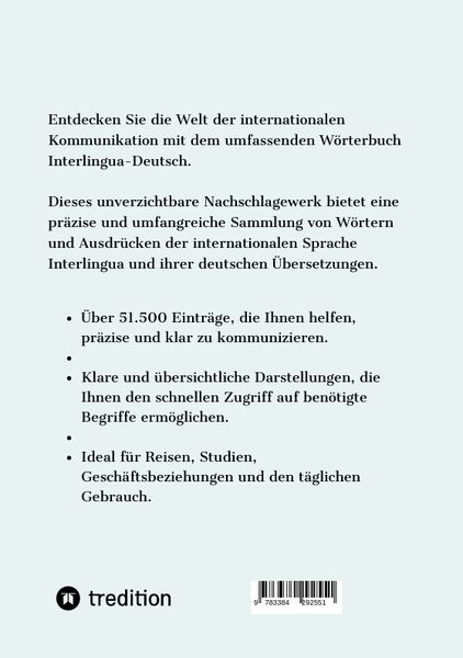 Produktbild: W&ouml;rterbuch Interlingua - Deutsch