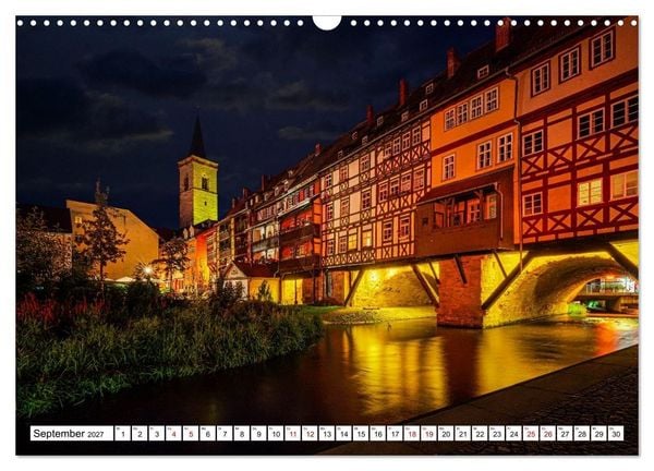 Produktbild: Mein Erfurt - Hier bin ch zu Hause (Wandkalender 2027 DIN A3 quer), CALVENDO Monatskalender