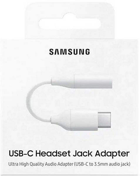 Produktbild: SAMSUNG IM USB Type-C auf 3,5 mm Klinkenanschluss Adapter, White
