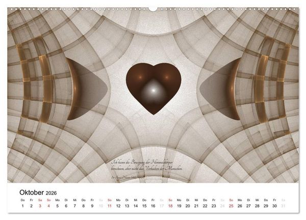 Produktbild: Mathematik - Grafiken und Zitate 2026 (Wandkalender 2026 DIN A2 quer), CALVENDO Monatskalender