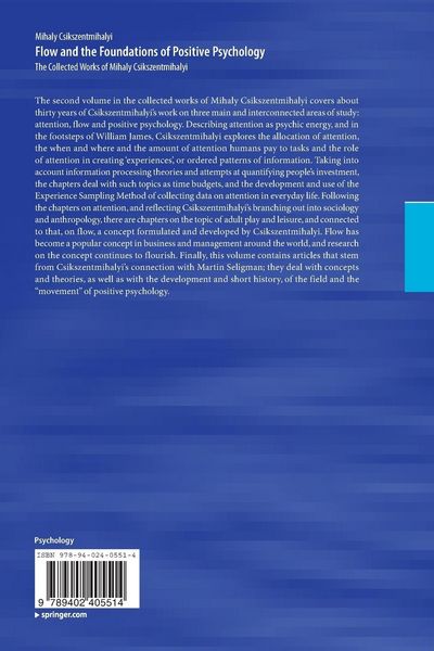 Produktbild: Flow and the Foundations of Positive Psychology