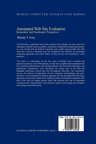 Produktbild: Automated Web Site Evaluation