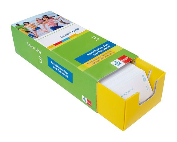 Produktbild: Green Line 3 - Vokabel-Lernbox zum Sch&uuml;lerbuch