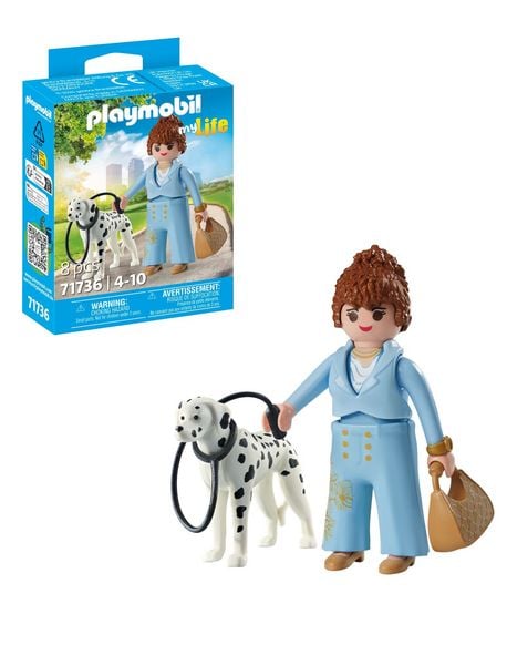 Produktbild: PLAYMOBIL 71736 Managerin mit Dalmatiner