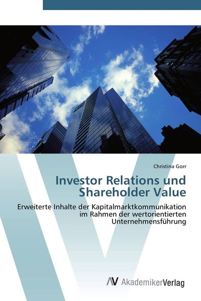 Produktbild: Investor Relations und Shareholder Value