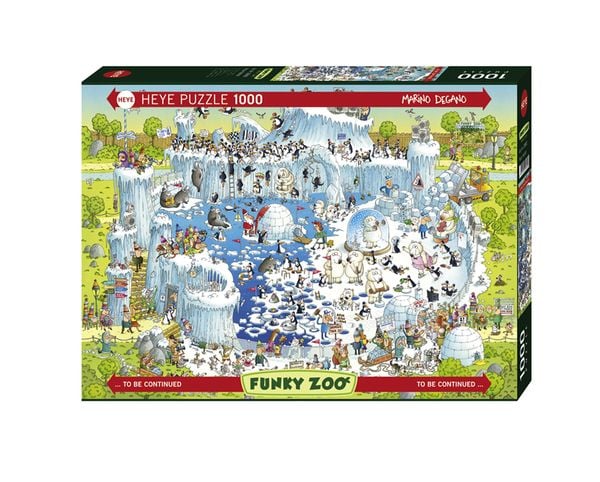 Heye - Standardpuzzle 1000 Teile - Degano Zoo Polar Habitat