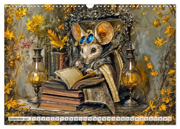 Produktbild: Steampunk Fabelwelten - Magische Kreaturen in Fantasiewelten (Wandkalender 2027 DIN A3 quer), CALVENDO Monatskalender