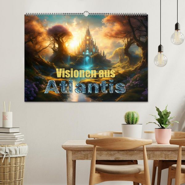 Produktbild: Visionen aus Atlantis (Wandkalender 2026 DIN A2 quer), CALVENDO Monatskalender
