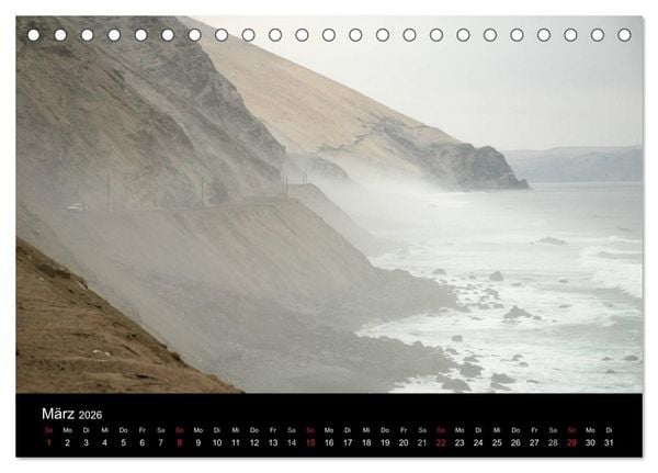 Produktbild: Peru &ndash; unterwegs (Tischkalender 2026 DIN A5 quer), CALVENDO Monatskalender
