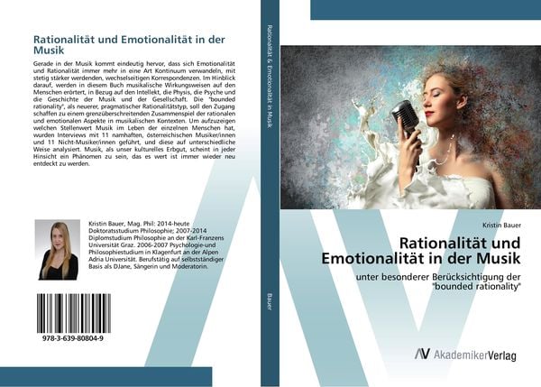 Rationalität und Emotionalität in der Musik, Taschenbuch von Kristin Bauer, AV Akademikerverlag, 9783639808049