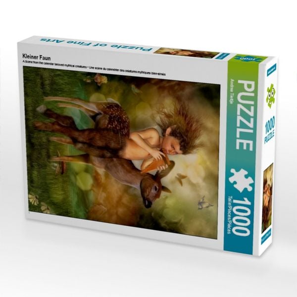 Produktbild: CALVENDO Puzzle Kleiner Faun | 1000 Teile Lege-Gr&ouml;&szlig;e 64x48cm Foto-Puzzle f&uuml;r gl&uuml;ckliche Stunden