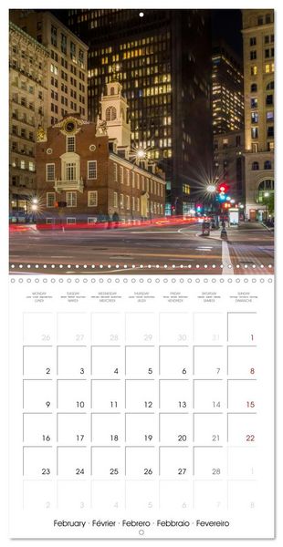 Produktbild: BOSTON Highlights (Wall Calendar 2026 12 &times; 12 Inch) CALVENDO 12 Month Wall Calendar