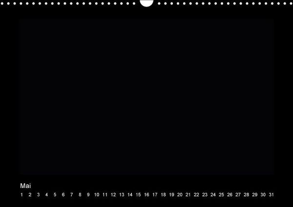 Produktbild: K. A., K: Geburtstags - Bastelkalender - Schwarz (Wandkalen