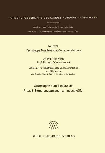 Produktbild: Grundlagen zum Einsatz von Proze&szlig;-Steuerungsanlagen an Industrie&ouml;fen