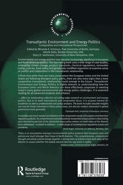 Produktbild: Transatlantic Environment and Energy Politics