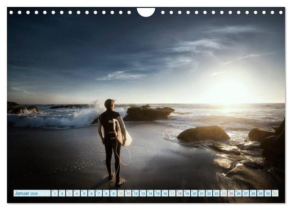 Produktbild: Surfen - so cool (Wandkalender 2026 DIN A4 quer), CALVENDO Monatskalender