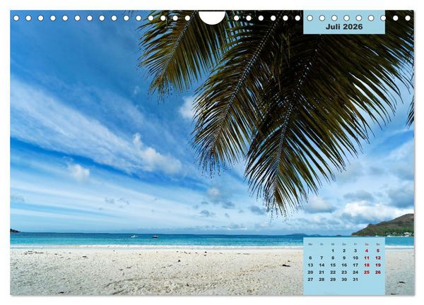 Produktbild: Ein Paradies aus Sand und Meer (Wandkalender 2026 DIN A4 quer), CALVENDO Monatskalender