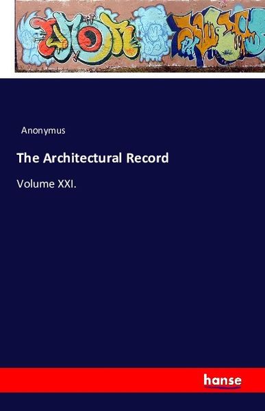 Produktbild: The Architectural Record