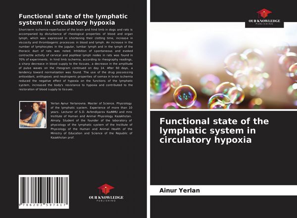 Produktbild: Functional state of the lymphatic system in circulatory hypoxia