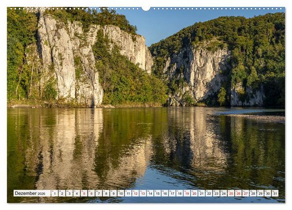 Produktbild: Deutsche Fl&uuml;sse - An der Donau (hochwertiger Premium Wandkalender 2026 DIN A2 quer), Kunstdruck in Hochglanz