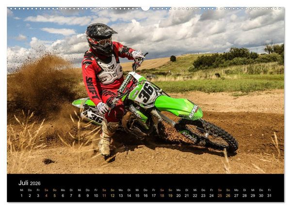 Produktbild: MX Racing 2026 (Wandkalender 2026 DIN A2 quer), CALVENDO Monatskalender