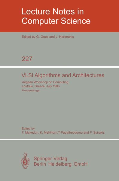 Produktbild: VLSI Algorithms and Architectures