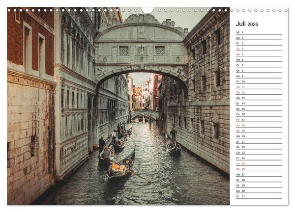 Produktbild: Traumstadt Venedig (Wandkalender 2026 DIN A3 quer), CALVENDO Monatskalender