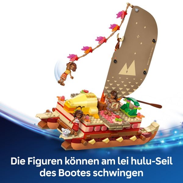Produktbild: LEGO ǀ Disney 43270 Vaianas Abenteuerflo&szlig;, Spielzeug f&uuml;r M&auml;dchen
