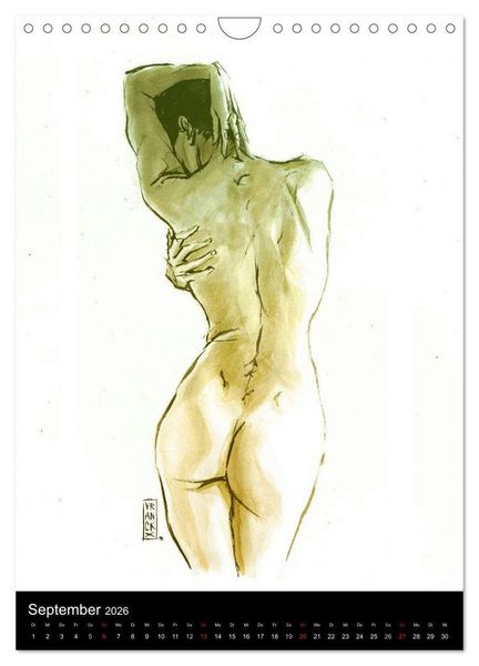 Produktbild: Les femmes de Gilles 2 by Gilles Vranckx - 12 Frauen-Illustrationen von dem Belgischen K&uuml;nstler Gilles Vranckx (Wandkalender 2026 DIN A4 hoch), CALVENDO Monatskalender