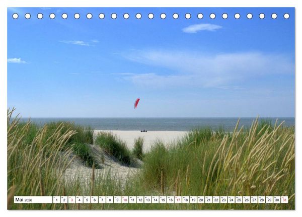 Produktbild: Ouddorp - Nordseeperle (Tischkalender 2026 DIN A5 quer), CALVENDO Monatskalender