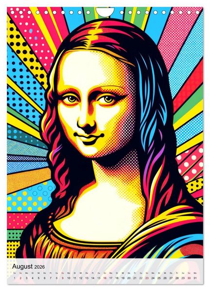 Produktbild: Pop Art - In der &Auml;ra der K&uuml;nstlichen Intelligenz (Wandkalender 2026 DIN A4 hoch), CALVENDO Monatskalender