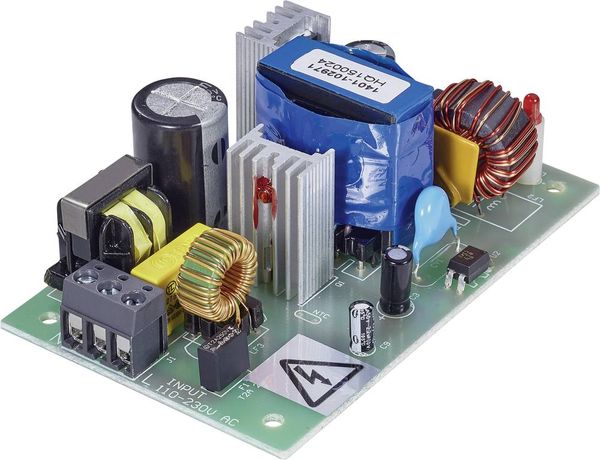 H-Tronic Schalternetzteilmodul Baustein Eingangsspannung (Bereich): 230 V/AC (max.) Ausgangsspannung (Bereich): 5 - 24 V