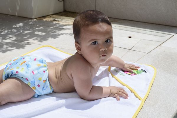 Produktbild: Freds Swim Nappy Schwimmwindel, wiederverwendbar, blau, Gr&ouml;&szlig;e 2: 9-16 kg