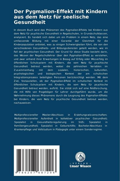 Produktbild: Der Pygmalion-Effekt mit Kindern aus dem Netz f&uuml;r seelische Gesundheit