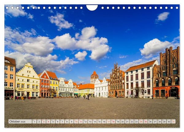 Produktbild: Greifswald Impressionen (Wandkalender 2026 DIN A4 quer), CALVENDO Monatskalender