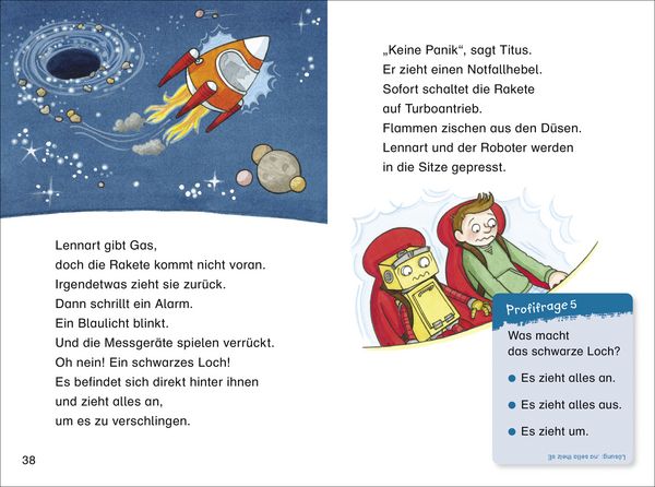 Produktbild: Duden Leseprofi &ndash; Lennart, Titus und die Reise zum Mars, 2. Klasse