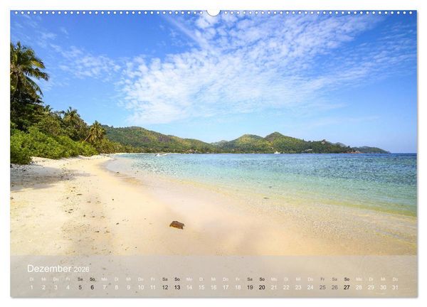 Produktbild: Seychellen - Paradis im indischen Ozean (hochwertiger Premium Wandkalender 2026 DIN A2 quer), Kunstdruck in Hochglanz