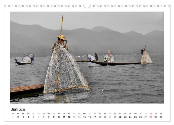 Produktbild: Myanmar &ndash; Mit anderen Augen (Wandkalender 2026 DIN A3 quer), CALVENDO Monatskalender