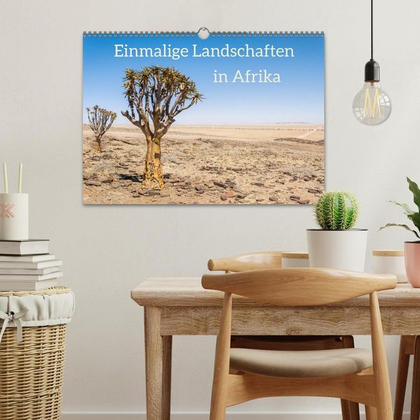 Produktbild: Einmalige Landschaften in Afrika (Wandkalender 2026 DIN A3 quer), CALVENDO Monatskalender