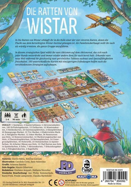 Produktbild: Die Ratten von Wistar (deutsche Version)