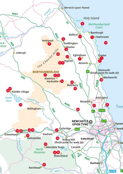 Produktbild: Walking in Northumberland