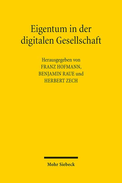 Produktbild: Eigentum in der digitalen Gesellschaft