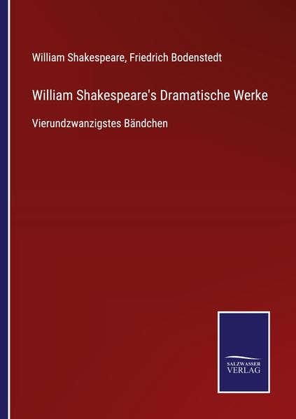 Produktbild: William Shakespeare's Dramatische Werke