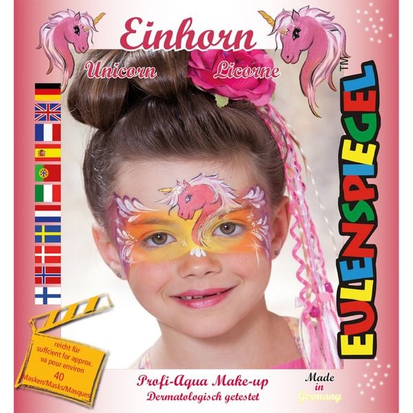 EULENSPIEGEL Profi Aqua Makeup Einhorn 6 Teile