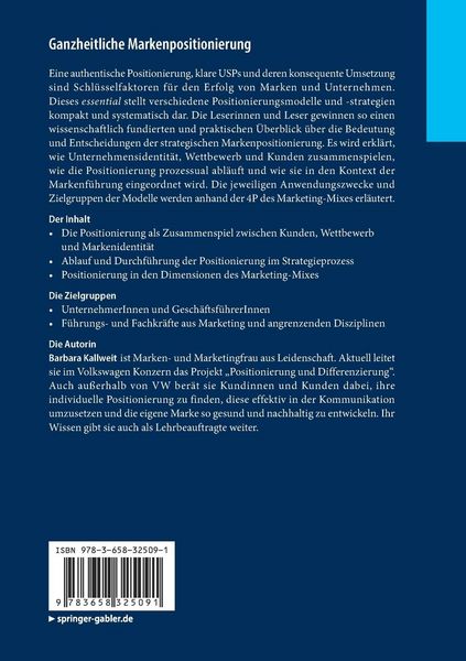 Produktbild: Ganzheitliche Markenpositionierung