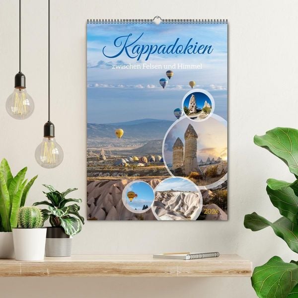 Produktbild: Kappadokien, zwischen Felsen und Himmel (Wandkalender 2026 DIN A2 hoch), CALVENDO Monatskalender