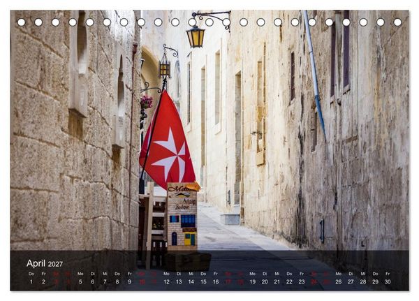 Produktbild: Malta entdecken Malta, Gozo, Comino (Tischkalender 2027 DIN A5 quer), CALVENDO Monatskalender